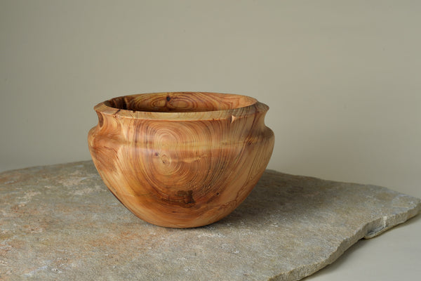 Evergreen Pear Burl Vase