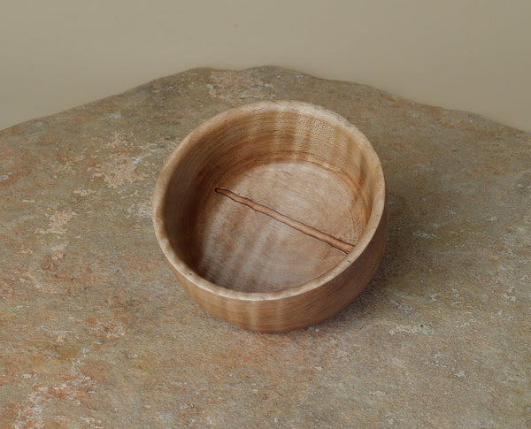 Tiger Maple: Short King Bowl