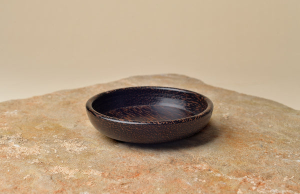 Lemon Wood Salad Bowl, Black Palm Bowl, and Hickory Vessel