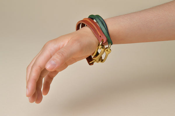 The Cuffs, leather bracelets