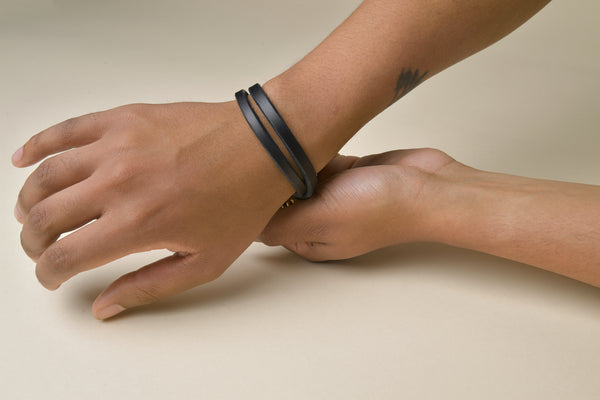 The Cuffs, leather bracelets