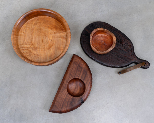 Walnut Crescent Bowl